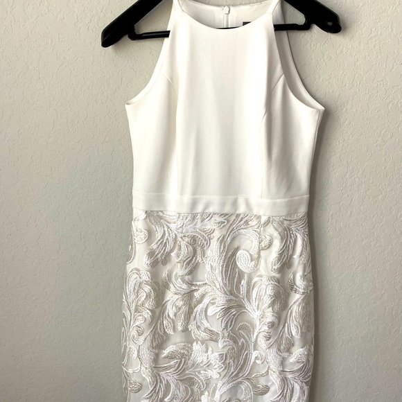 Vince Camuto crepe bodice sheath dress. Size 6. - Picture 4 of 4